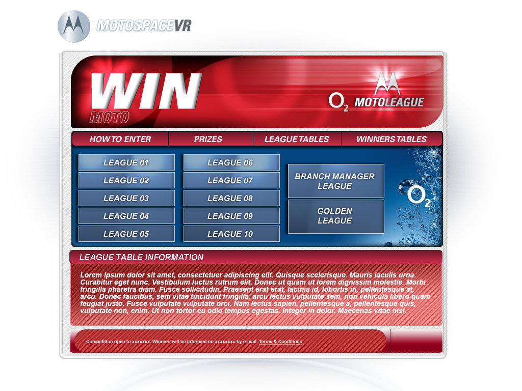 Motorola O2 MotoLeague